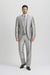 Mens Sharkskin Suits Men'S Shiny Silver Grey Sharkskin Boys Kids Youth 3 Piece Premium Suit Perfect For Toddler Suit Wedding Attire Outfits
