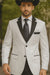 White Two toned Kids Sizes 2 Button Party Cheap Priced Business Suit Perfect For boys wedding outfits Clearance Sale & Tuxedo & Dinner Jacket Blazer W/ Black + Free Pant