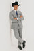 Western Suit - Trajes Para Hombres - Cowboy Formal Attire - Trajes De Novio - Grey