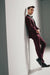 Men's Purple - Plum - Eggplant Jacket and Pants Two Button Shawl Lapel Tuxedo