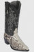 Natural Python Snakeskin J-Toe Cowboy Boots
