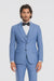 Light Blue Pinstripe Suit