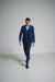Men’s Royal Blue Modern Fit 3-Piece Vested Suit – Premium Formal Wear for Weddings & Business