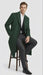 Men’s Hunter Green Full-Length Wool Overcoat – Classic Winter Dress Coat for Formal and Casual Wear Topcoat Mens Wintercoat