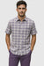 Mens Textured Plaid Walking Suit in Lavender/Off White by Dreams by Zacchi – 2 Piece Leisure Outfit with matching shirt and pant -$99