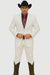 Designer Suit - Mens Suit Modern Fit 2 Buttons Notch Side Vented in White