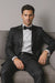 Mantoni Suit - Signature Menswear Wool Fabric SuitsOutlet - Brand Men's One-button Tuxedo - High End Suits - High Quality Suits