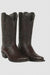 Men's Los Altos Caiman Tail Snip Toe Boots - Black Cherry