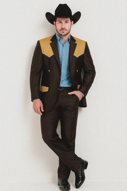 Brown Wedding Suits Modern Fit