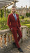 Men’s Red Pinstripe Suit – Stripe Two-Button Vested Suit 2 Buttons