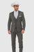 Western Suits For Wedding - Western Tuxedo - Grey - Traje Para Hombre