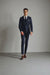 Brand: Caravelli Collezione Suit - Caravelli Suit - Caravelli Italy Caravelli Men'S 3-Piece Slim Fit 2-Button Midnight Blue Vested Dress Suit Set