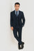 Men’s Navy Modern Fit 3-Piece Vested Suit – Premium Formal Wear for Weddings & Business
