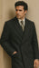 DBCoat Men's Wool Long Designer Men's Wool Men's Peacoat Sale Double Breasted Overcoat Style Full Length Dark Grey
