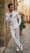 Men’s White Satin Dress Shirt – Classic Long Sleeve Formal Shirt for Weddings, Parties, and Business Wear