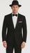 Slk3 Peak Collor One Button Super 120's Wool + Shirt + Bow Tie Suits