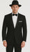 Slk3 Peak Collor One Button Super 120's Wool + Shirt + Bow Tie Suits