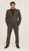 Gianni Charcoal Gray Super 120'S Available In 2 Or 3 Buttons Style Regular Classic Cut - Color: Dark Grey Suit