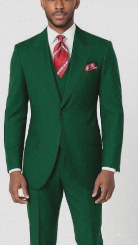 Men'S Hunter Green Traditional Steve Harvery Style
