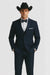Western Suit - Trajes Para Hombres - Cowboy Formal Attire - Trajes De Novio - Navy