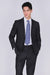 Mantoni Suit Brand Men’s Suit-Solid Gray- High End Suits - High Quality Suits