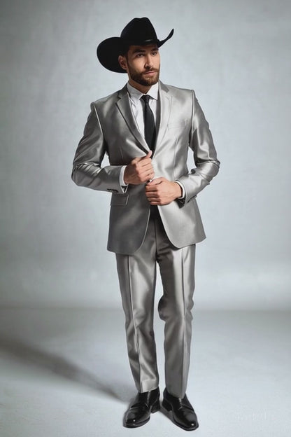 Western Suits For Wedding - Slim Fit Western Tuxedo - Traje Para Hombre