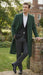 Men’s Hunter Green Full-Length Wool Overcoat – Classic Winter Dress Coat for Formal and Casual Wear Topcoat Mens Wintercoat