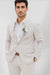 Mens Cotton Suit - White Summer Suit