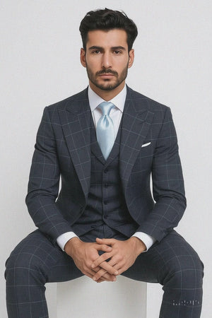 Classic Fit in Navy by Rossiman