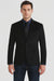 Black Velvet Blazer - Paisley Sport Coat - Slim Fit