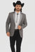 Western Suit - Trajes Para Hombres - Cowboy Formal Attire - Trajes De Novio - Western Grey