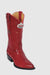 Los Altos Boots Red Ring Lizard J-Toe Cowboy Boots