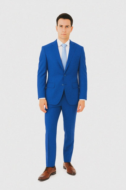 Renoir Suits - Renoir Fashion Verno Albani Men's Dark Navy Classic fit 2-Piece Suit