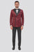 Burgundy Velvet Double Breasted Tuxedo Jacket – Wedding & Prom