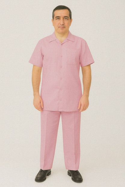 Mens Linen Walking Suit - Lilac Summer Outfit - Mens Linen Suit