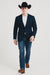 Western Blazers - Saco Vaquero Para Hombre - Paisley Blazer in Navy