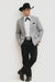 Western Suits For Grey Wedding - Western Tuxedo - Traje Para Hombre