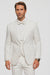 Designer White Wedding Tuxedo for Men – Vested Floral Lace Suit Set