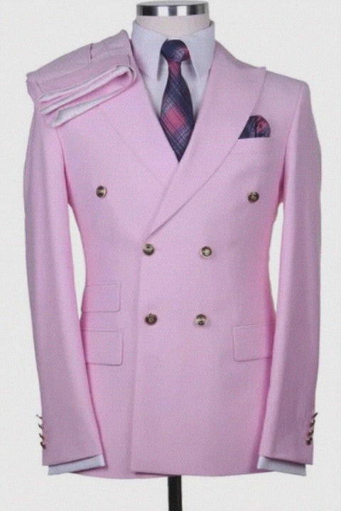 Light Pink Double Breasted Sport Coat