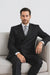 Brand New Solid Black Double Breasted Suit 100% Wool Fabric Super 150s Wide Suit Side Vent (pleated or Flat Front Pants)