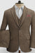 Tweed 3 Piece Suit - Tweed Wedding Suit Old Fashioned School Style Suit 1800's Vintage Suits Rust