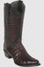 Men's Los Altos Caiman Tail Snip Toe Boots - Black Cherry