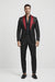 Red Prom Tuxedo - Wedding Suit - Groom Tuxedo Suit