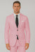 Pink Big and Tall Linen Suit