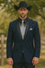 Men's Dark Navy Blue  One Button Suit