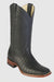 Los Altos Boots Men's Black Caiman Belly Wide Square Toe Boots