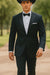 Western Suit - Trajes Para Hombres - Cowboy Formal Attire - Trajes De Novio - Black