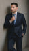 Mantoni Suit - Signature Menswear Wool Fabric SuitsOutlet - Brand Super 140s Brand Two Buttons Men's Jet Black Flat Front Suit Regular fit or Slim Fit- High End Suits - High Quality Suits - 100% Percent Wool Fabric Suit - Worsted Wool Business Suit