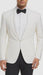  White Pure Dinner Shawl Collar Jacket Blazer 