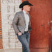 Plaid Cowboy Blazer for Men – Western Style with Rustic Elegance
